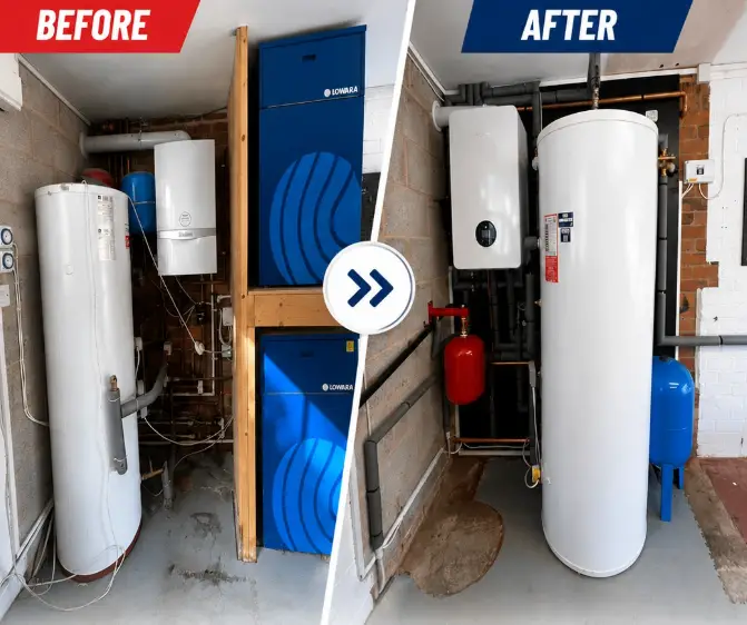 Worcester Bosch 8000 System Boiler Installation in Codsall, Wolverhampton