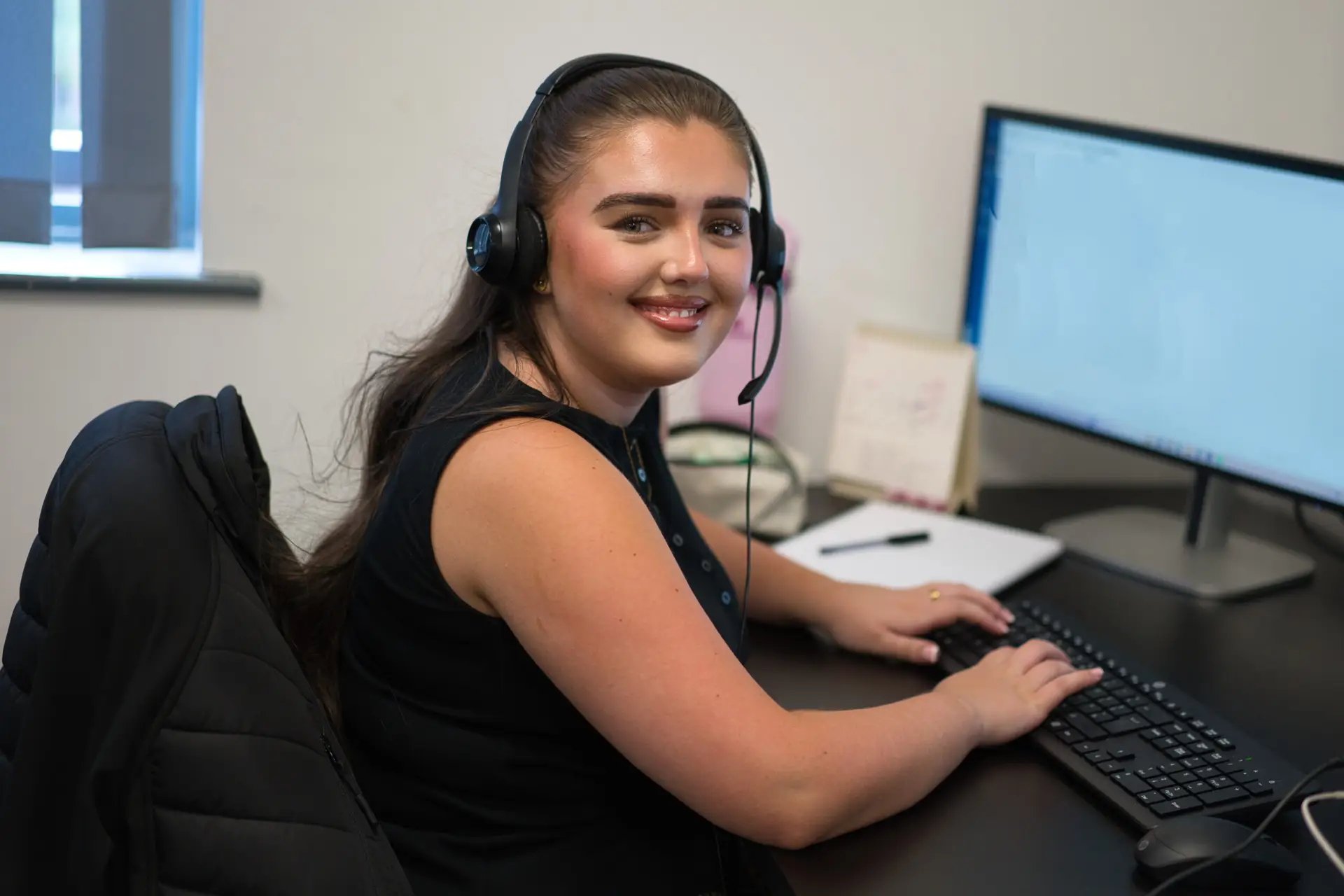 Tayla, office admin at WLV