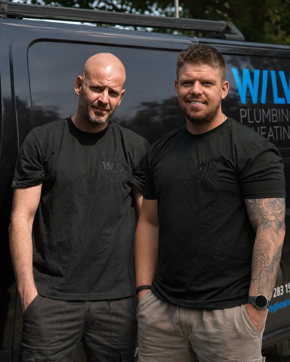 F-Gas registered engineers Adam and Ollie from WLV
