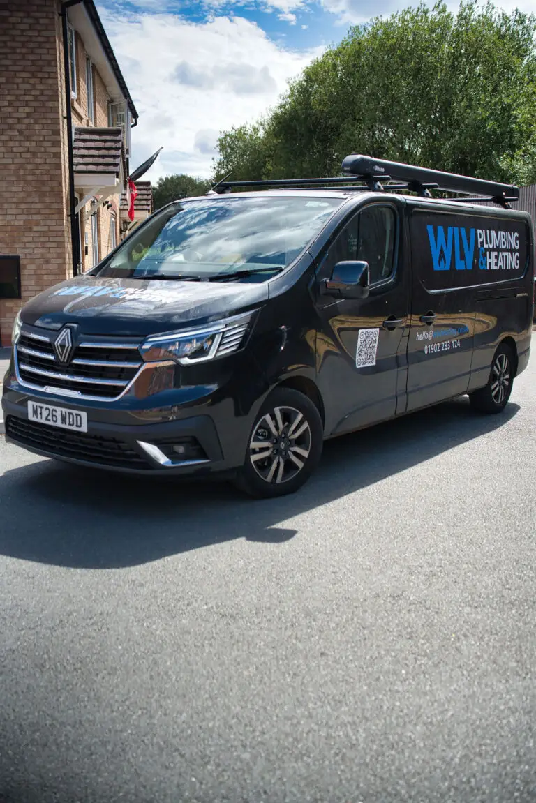 WLV van at new boiler installation in Wolverhampton